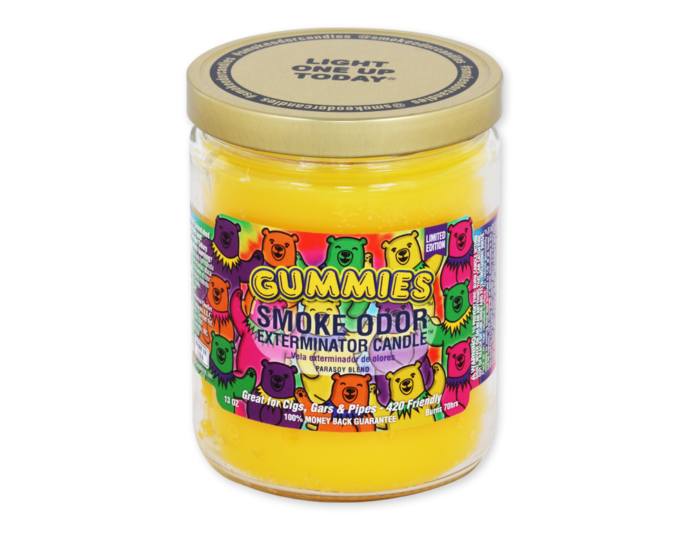 SMOKE ODOR CANDLE 13oz GUMMIES