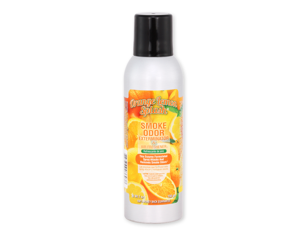 SMOKE ODOR AIR FRESHENER 7oz ORANGE LIMON SPLASH