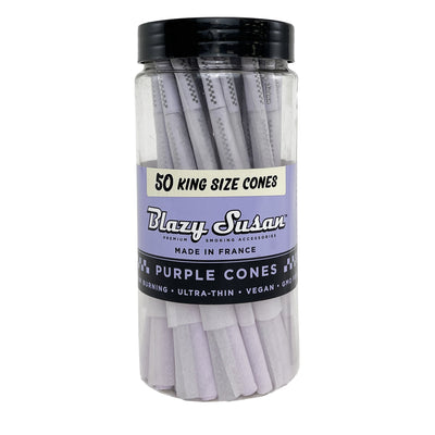 BLAZY SUSAN CONES K/S 50ct/jar PURPLE