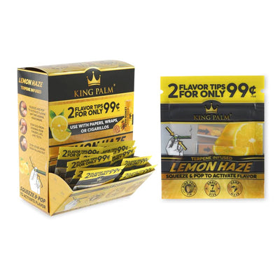 KING PALM FLAVOR TIPS 2/99c 50pk LEMON HAZE