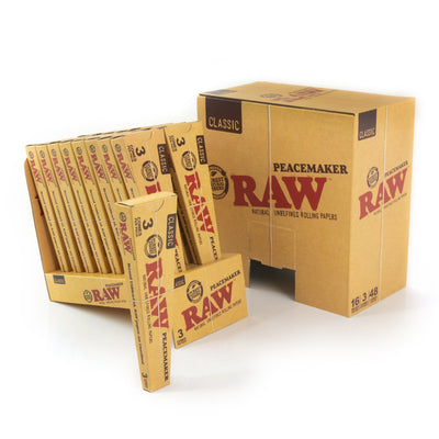 RAW PRE-ROLL CLASSIC PEACEMAKER CONE 3PC/PK 16PK/BOX 51651