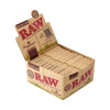 RAW ORGANIC CONNOISSEUR KINGSIZE SLIM + TIPS   24 PACKS PER BOX  32 LEAVES PER PACK 77586