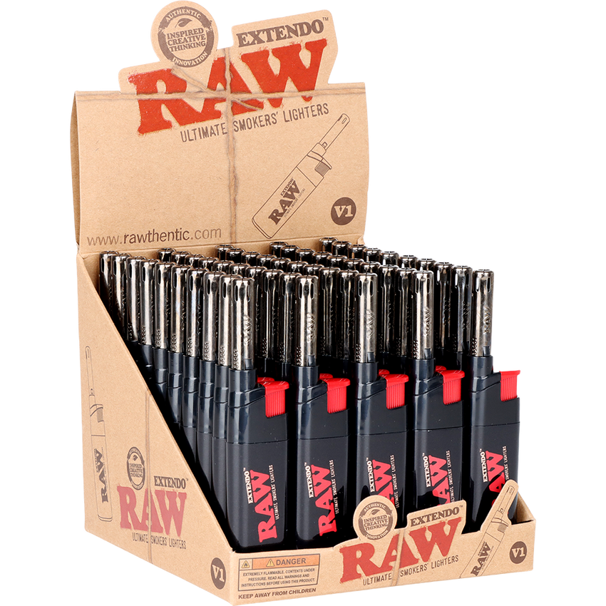 RAW EXTENDO LIGHTER 50ct/DISPLAY