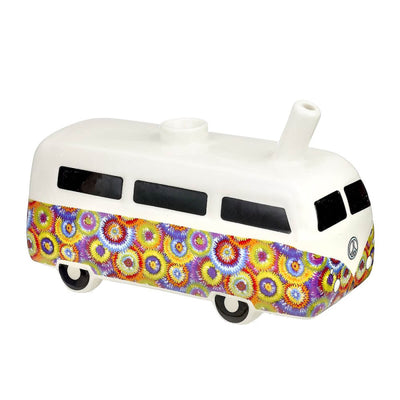 CERAMIC PIPE PEACE BUS PINK #88105