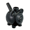 FASHIONCRAFT BLACK PIGGY CERAMIC PIPE