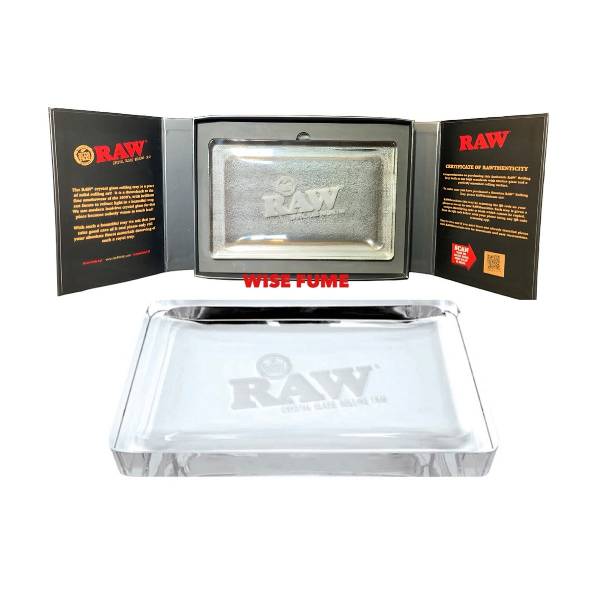 RAW GLASS ROLLING TRAY