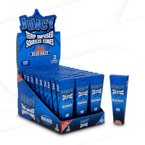 JUICY JAYS BLUE HAZE SQUEEZE KING SIZE CONE 3PK 30CT