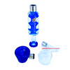 SENSE GLASS 2IN1 PIPE & NECTAR COLLECTOR KIT W/GLYCERIN COIL CARIBBEAN BLUE