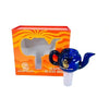 SENSE GLASS BOWL 18mm MALE TEAPOT BLUE