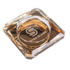 SENSE GLASS CRYSTAL SQUARE GLASS ASHTRAY