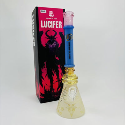 SENSE GLASS LUCIFER BEAKER WATERPIPE 15