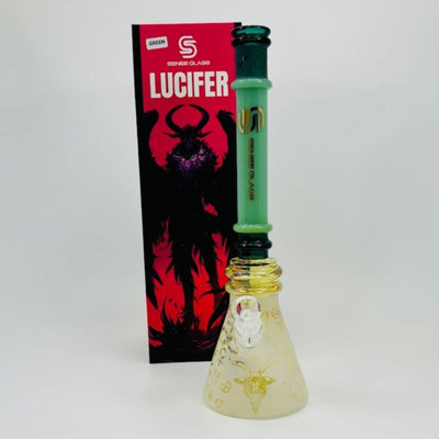 SENSE GLASS LUCIFER BEAKER WATERPIPE 15