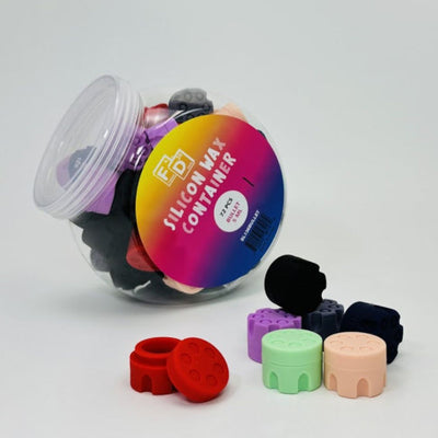 SILICON WAX CONTAINER BULLET 5ML 72ct/JAR SL136BULLET
