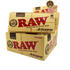 RAW CLASSIC KINGSIZE SLIM ARTESANO 15PK/BOX 32 LEAVES/PACK 32 TIPS/PK 00550