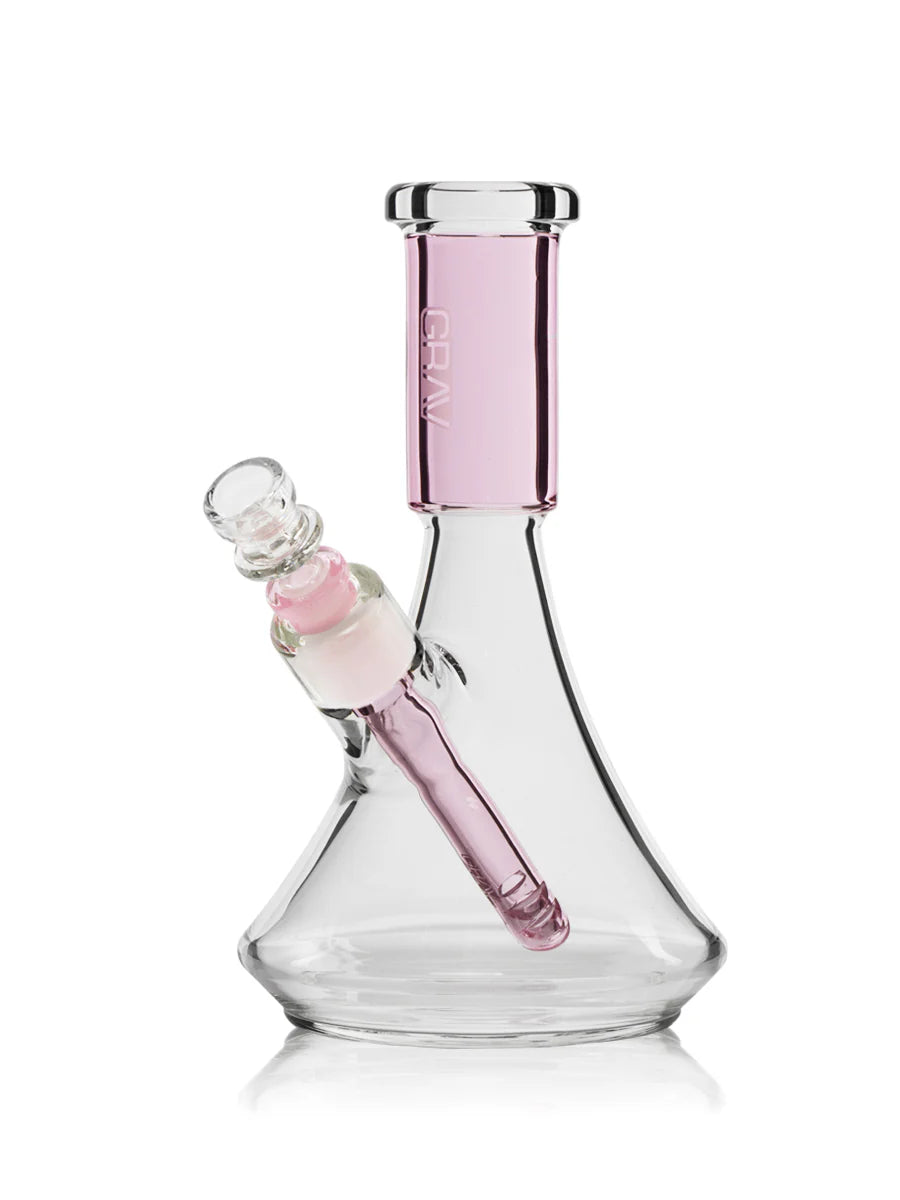 GRAV© SMALL DECO BEAKER IN PINK 32DBS.6