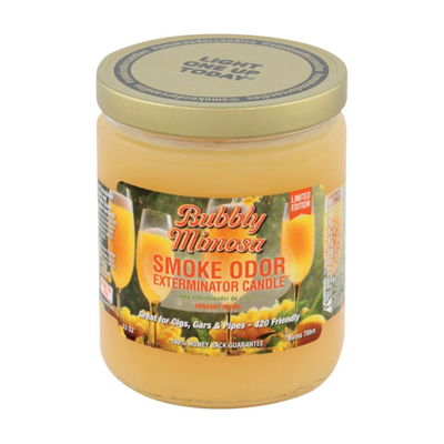 SMOKE ODOR CANDLE 13oz BUBBLY MIMOSA