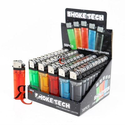 SMOKE TECH LIGHTERS 50/BOX