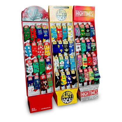 SILLIES TRIPPY HIGHTIMES SOCKS 6 PACK ASST