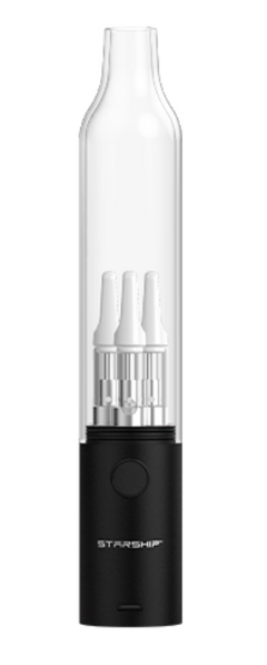 HAMILTON DEVICES STARSHIP TRIPLE CART WAX COIL BATTERY BLACK