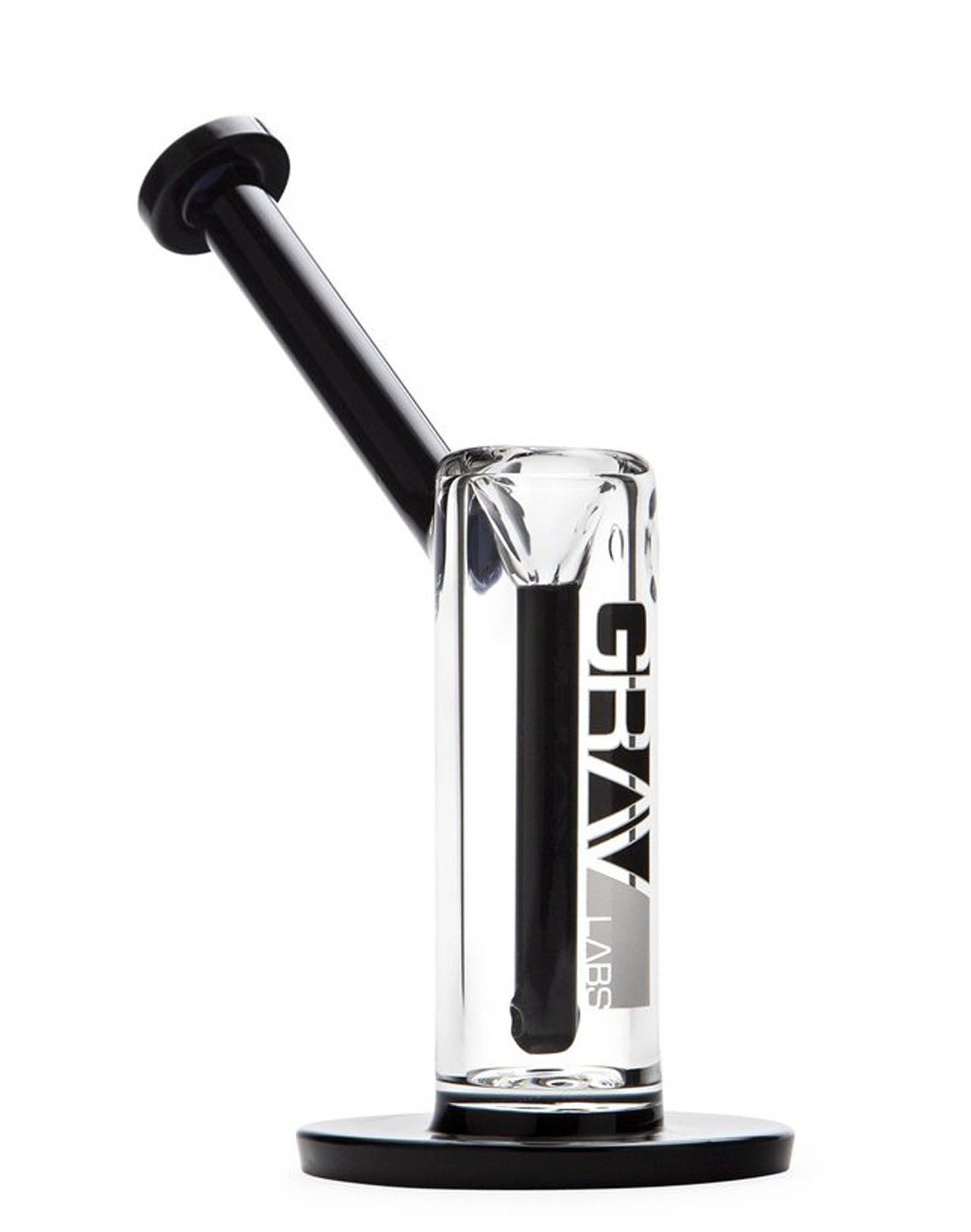 GRAV SMALL UPRIGHT BUBBLER BLACK ACCENT UB3.3