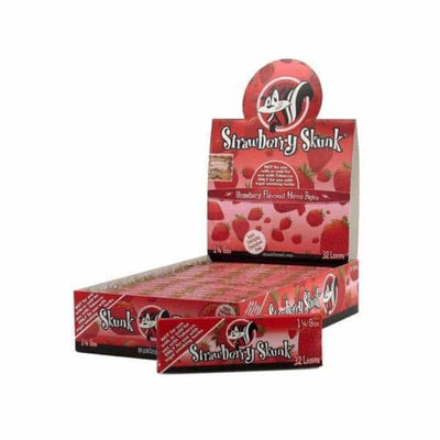 SKUNK BRAND PAPERS 1 1/4 STRAWBERRY SKUNK 24PK