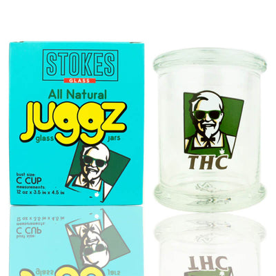 STOKES JUGGZ GLASS C CUP LARGE 12oz HARLAND