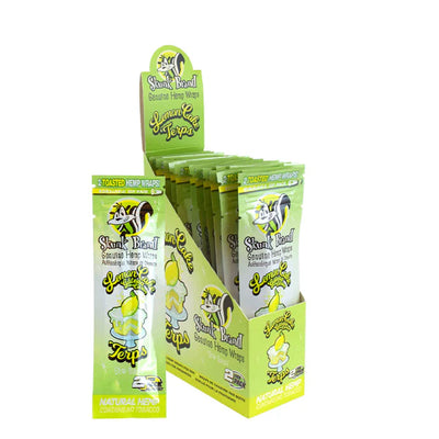 SKUNK HEMP WRAPS TERPS 2/PK 25PK/BOX  LEMON CAKE