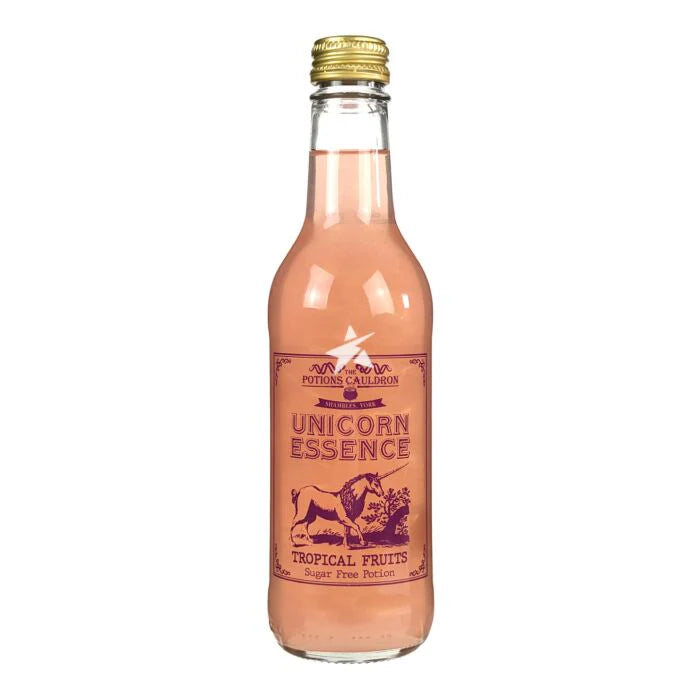 EXOTIC SODA THE POTIONS CAULDRON 330ML BOTTLE SUGAR FREE TROPICAL FRUITS