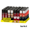 TYSON CLIPPER LIGHTERS 48/DISPLAY TYSON REAL MIX B CP14