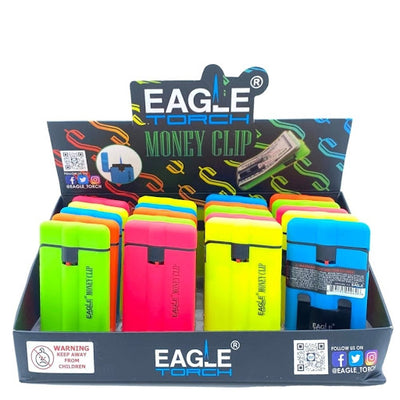 EAGLE TORCH MONEY CLIP SLIM TORCH 20/BOX  PT161MC