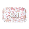V SYNDICATE METAL ROLLING TRAY MEDIUM 420 PINK