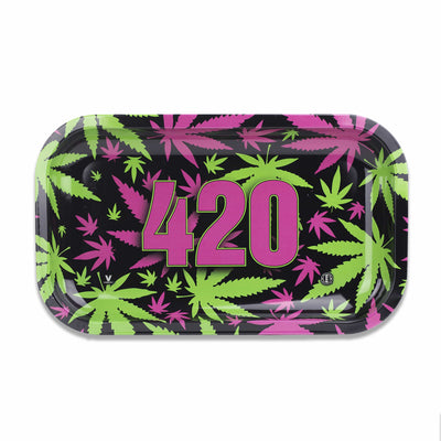V SYNDICATE METAL ROLLING TRAY MEDIUM 420 RETRO