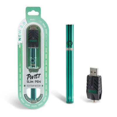 OOZE TWIST SLIM PEN 2.0 320mah Per Pc AQUA TEAL
