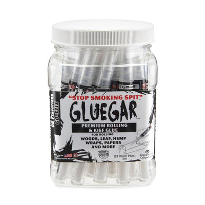 GLUEGAR FOR ROLLING 3ML BRUSH TIP PEN 28/JAR OG FLAVORLESS