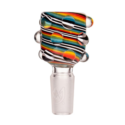 MJ ARSENAL BOWLS HOBNAIL RAINBOW 14MM FLOWER BOWL
