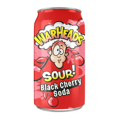 EXOTIC SODA WARHEADS 12oz. CAN SOUR BLACK CHERRY