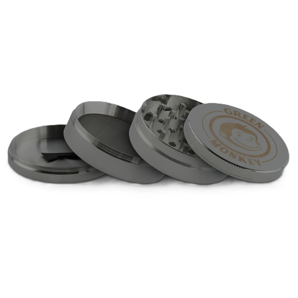 GREEN MONKEY CAPUCHIN GRINDER 75MM 4PT ZINC GUNMETAL