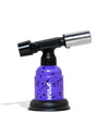 WULF BLAST BUTANE TORCH LIGHTER PURPLE BLACK SPLATTER