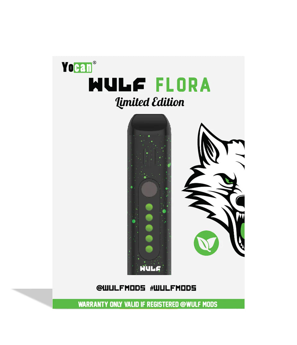 WULF FLORA DRY HERB VAPORIZER BLACK GREEN