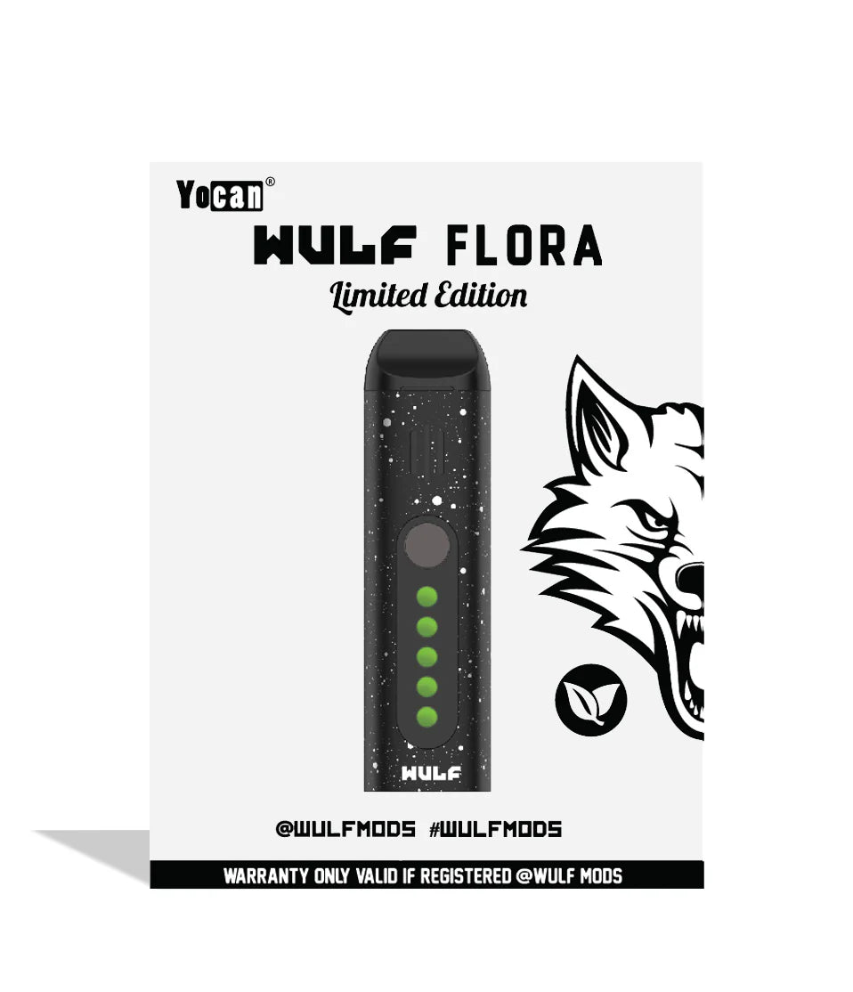 WULF FLORA DRY VAPORIZER BLACK WHITE