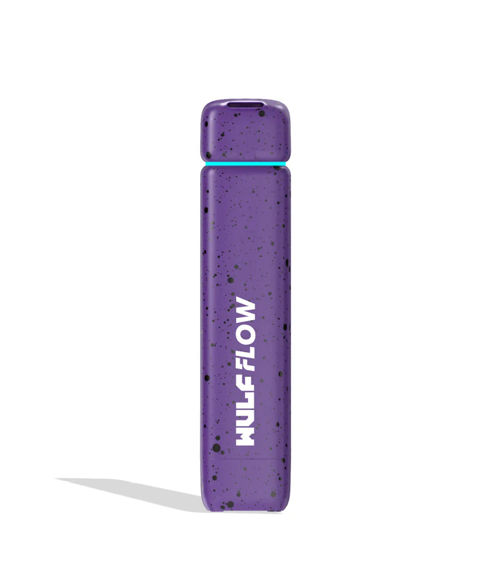 WULF FLOW 510 BATTERY 500mAh PURPLE BLACK SPLATTER