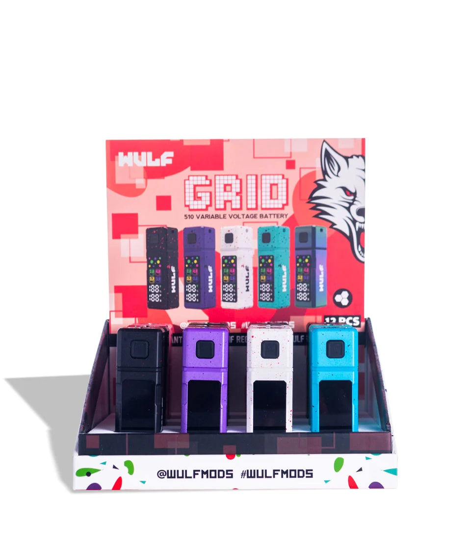 WULF GRID 510 BATTERY 650mah 12/Pk ASSORTED COLOR