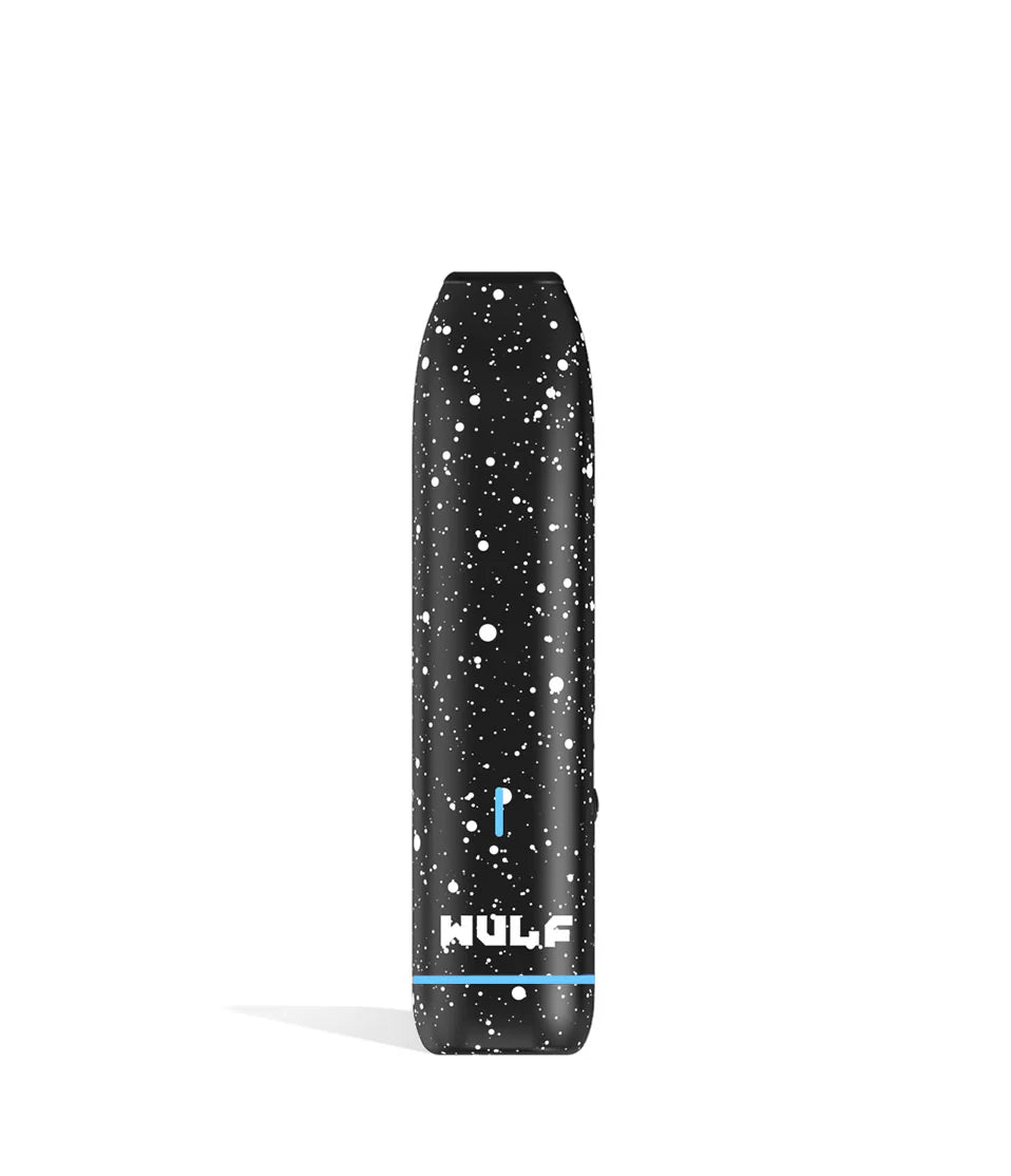 WULF LX SLIM DRY HERB VAPORIZER BLACK WHITE SPLATTER