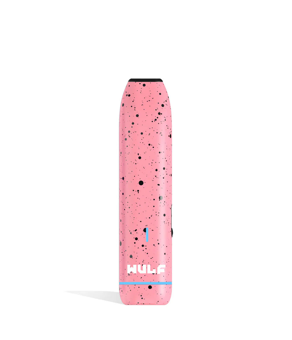 WULF LX SLIM DRY HERB VAPORIZER PINK BLACK SPLATTER