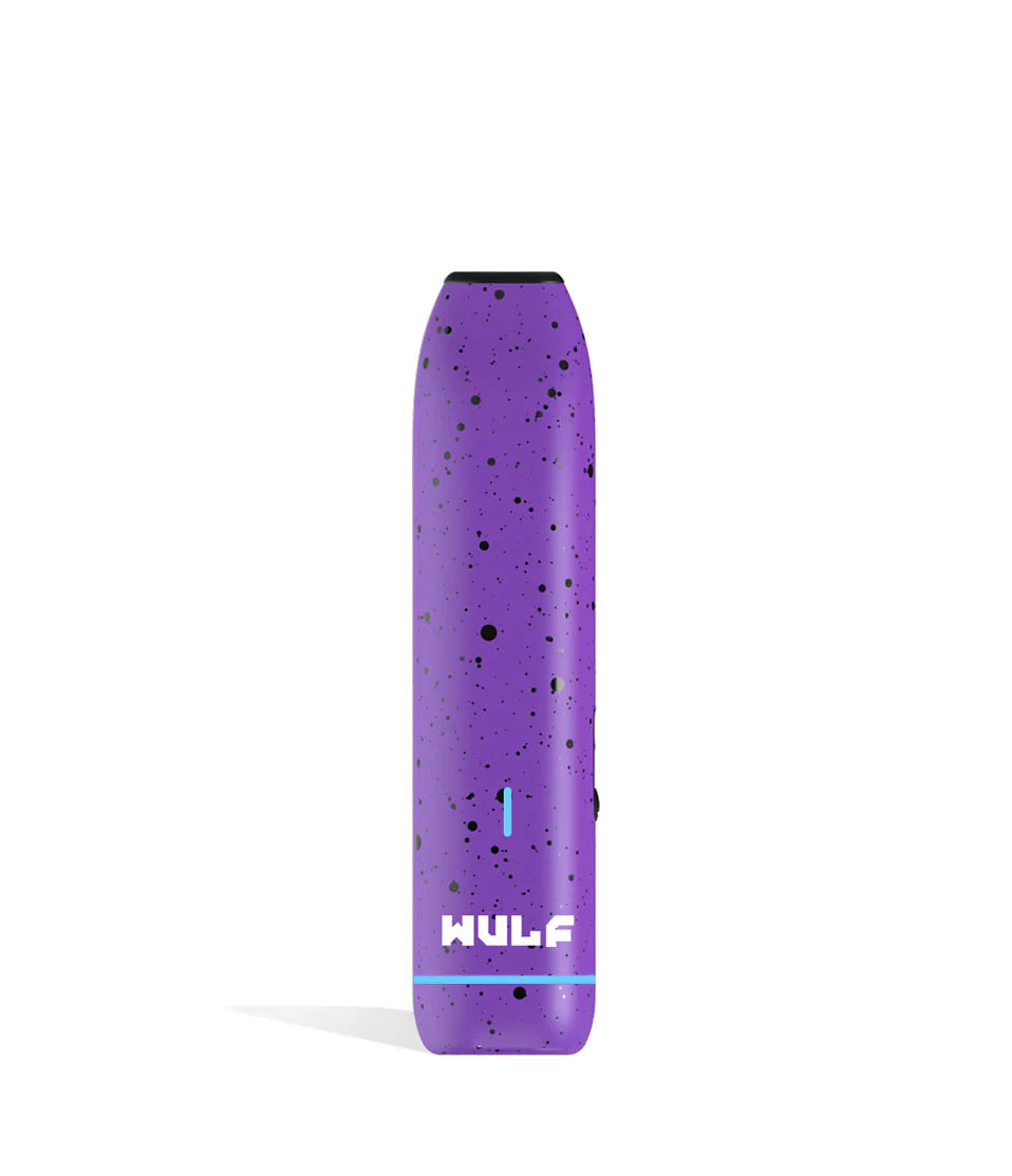 WULF LX SLIM DRY HERB VAPORIZER PURPLE BLACK SPLATTER