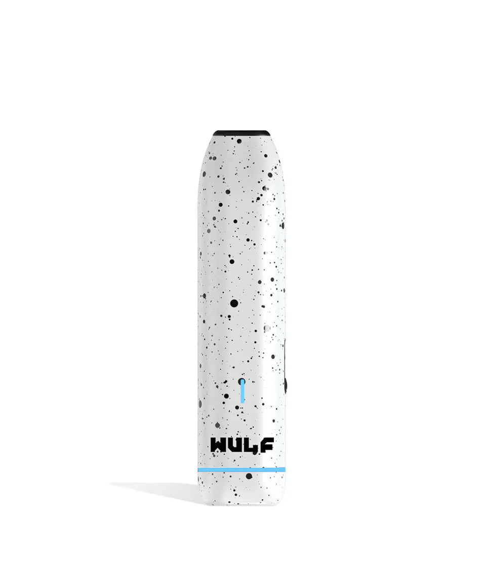 WULF LX SLIM DRY HERB VAPORIZER WHITE BLACK SPLATTER
