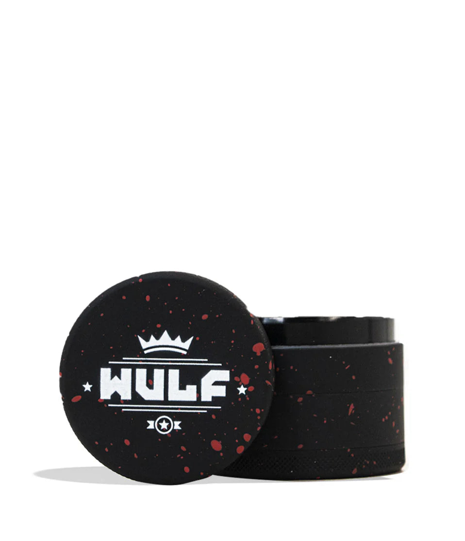 WULF GRINDER 4pt 65mm BLACK RED SPLATTER