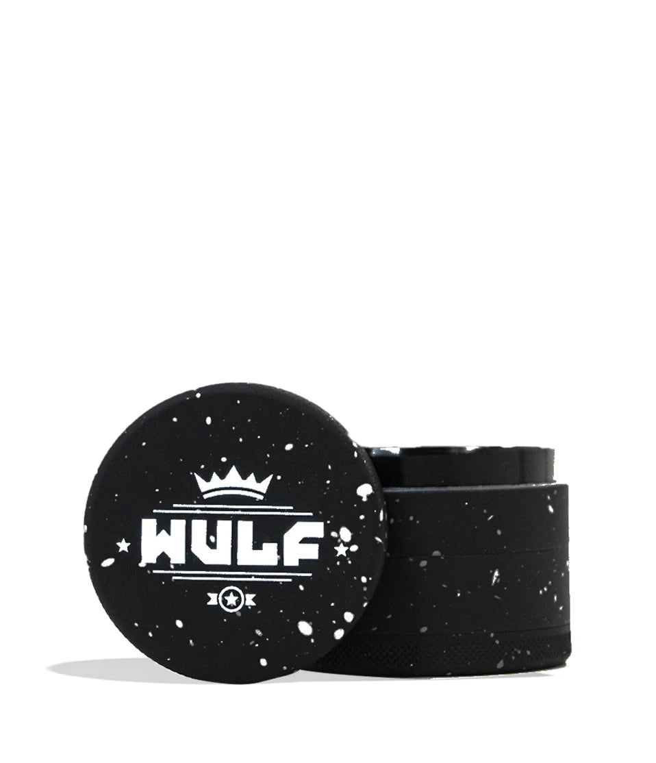 WULF GRINDER 4pt 50mm BLACK WHITE SPLATTER
