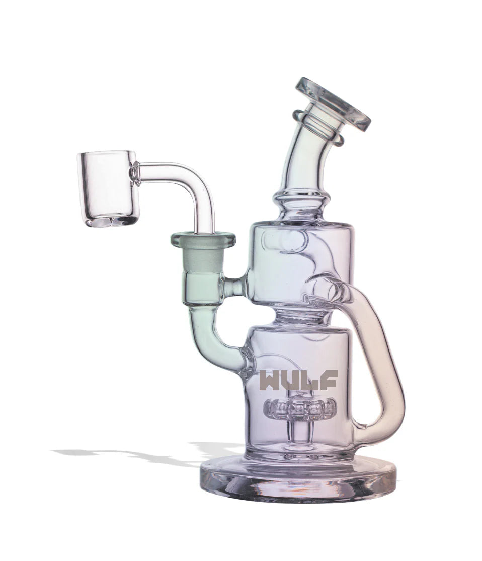 WULF GLASS DAB RIG 14mm QB ALPHA RAINBOW