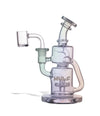 WULF GLASS DAB RIG 14mm QB ALPHA RAINBOW